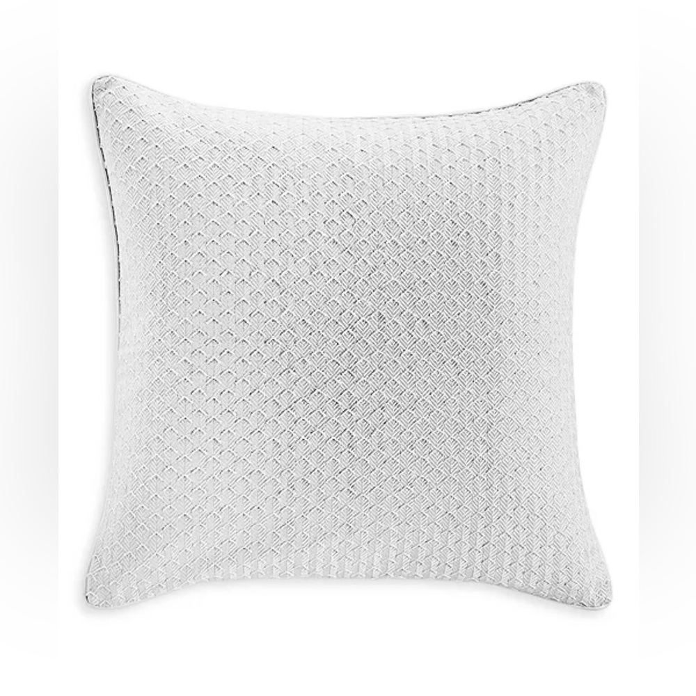 Hudson Park Collection Palmetto Cotton Silk Euro Sham, NEW $245